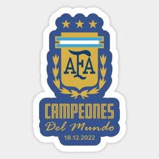 Argentina world champions Qatar 2022 Sticker